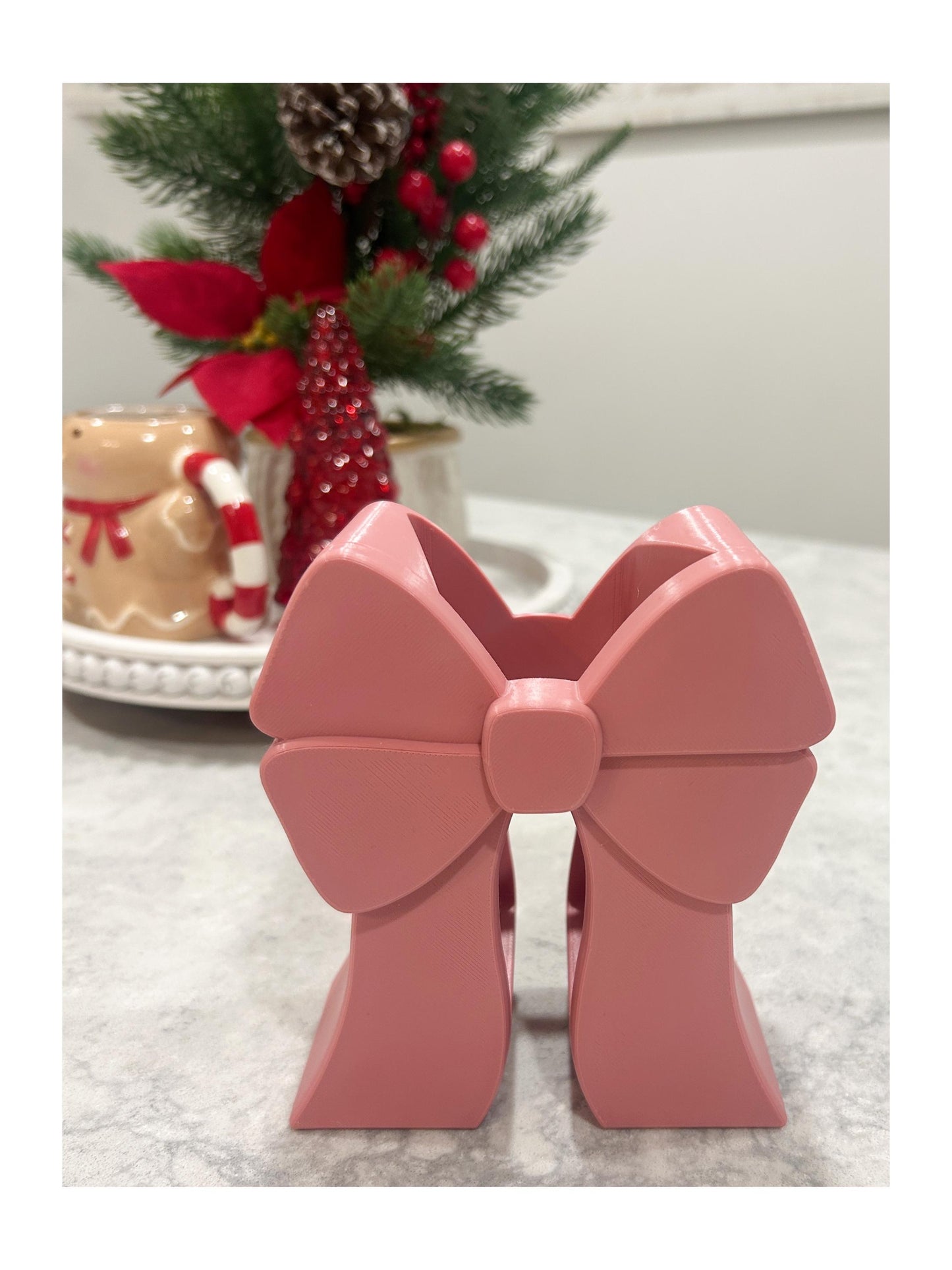 Pink Bow Soap Holder