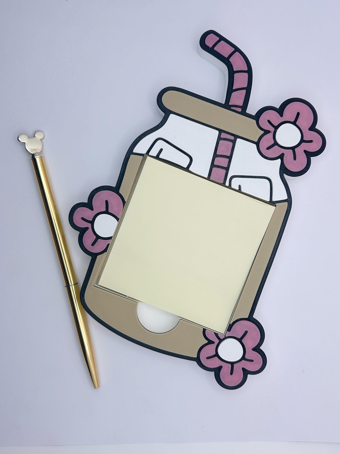 Iced Coffee Sticky Note Holder