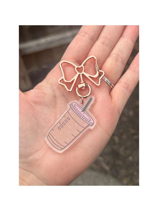 Iced Coffee Keychain