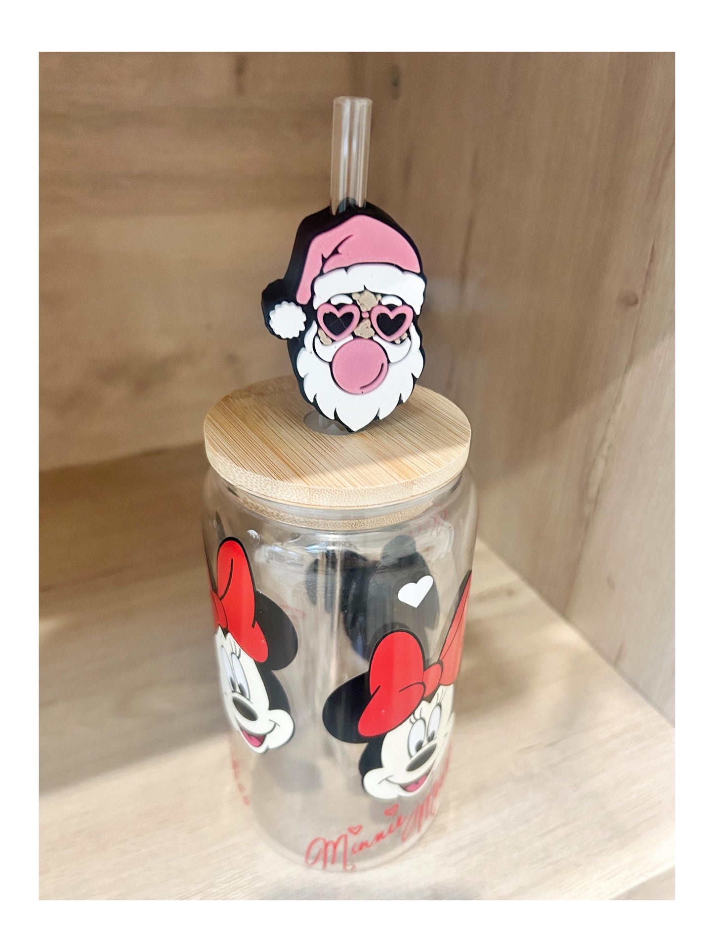 Santa Straw Topper