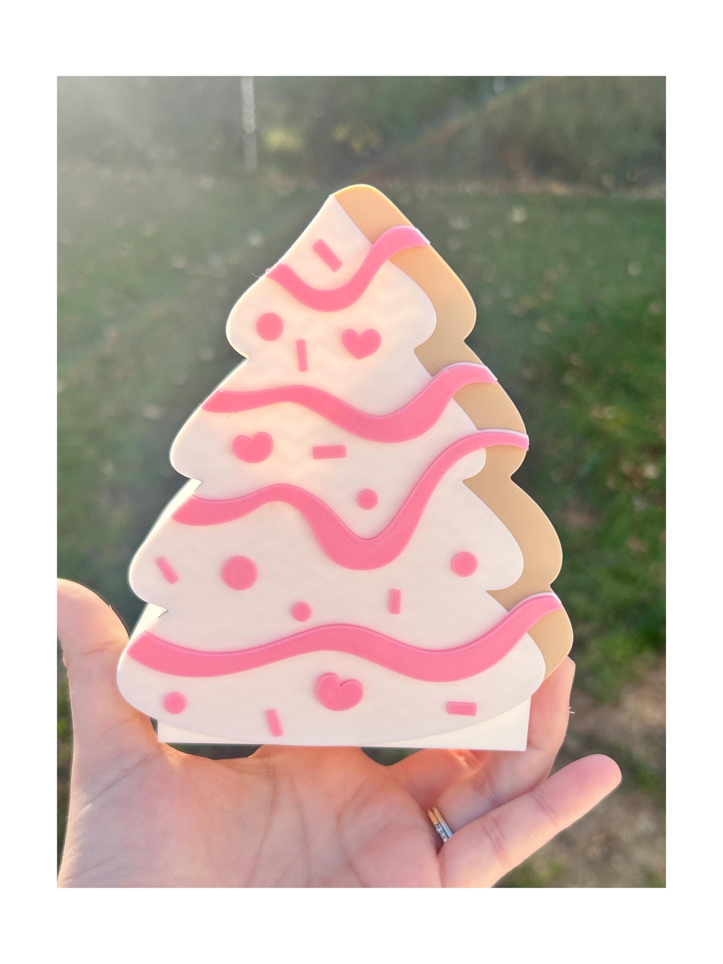 Pink Christmas Tree  Pen Holder