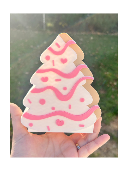 Pink Christmas Tree  Pen Holder