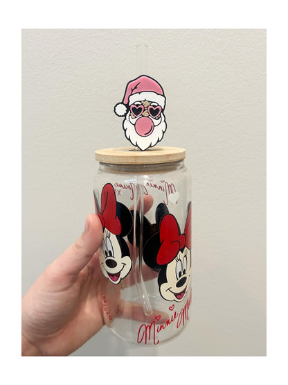 Santa Straw Topper