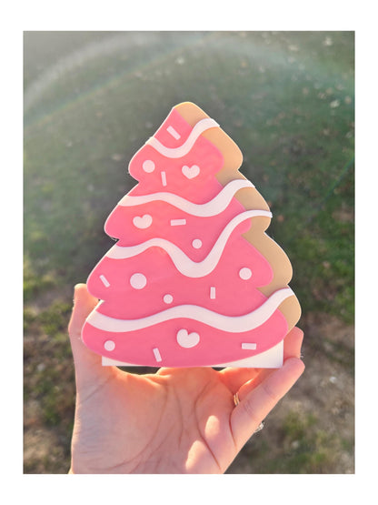 Pink Christmas Tree  Pen Holder
