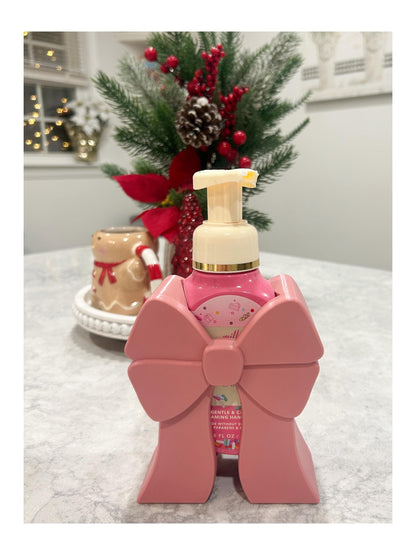 Pink Bow Soap Holder