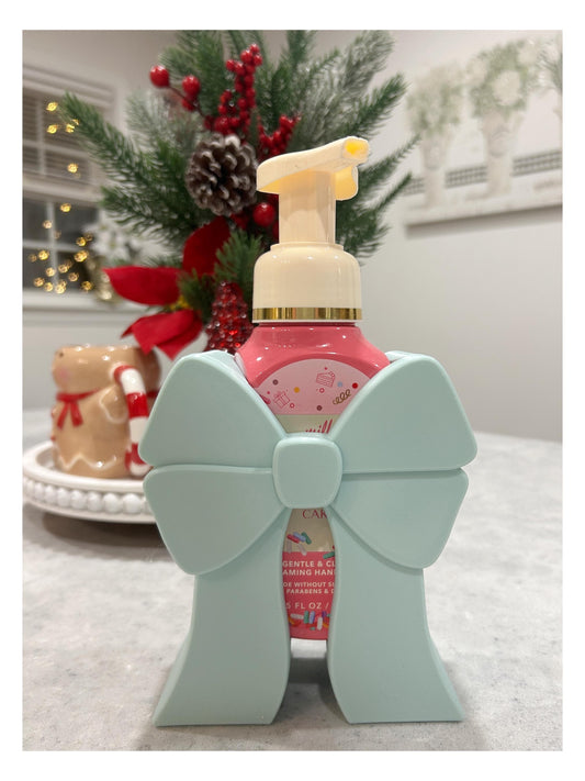 Blue Bow Soap Holder