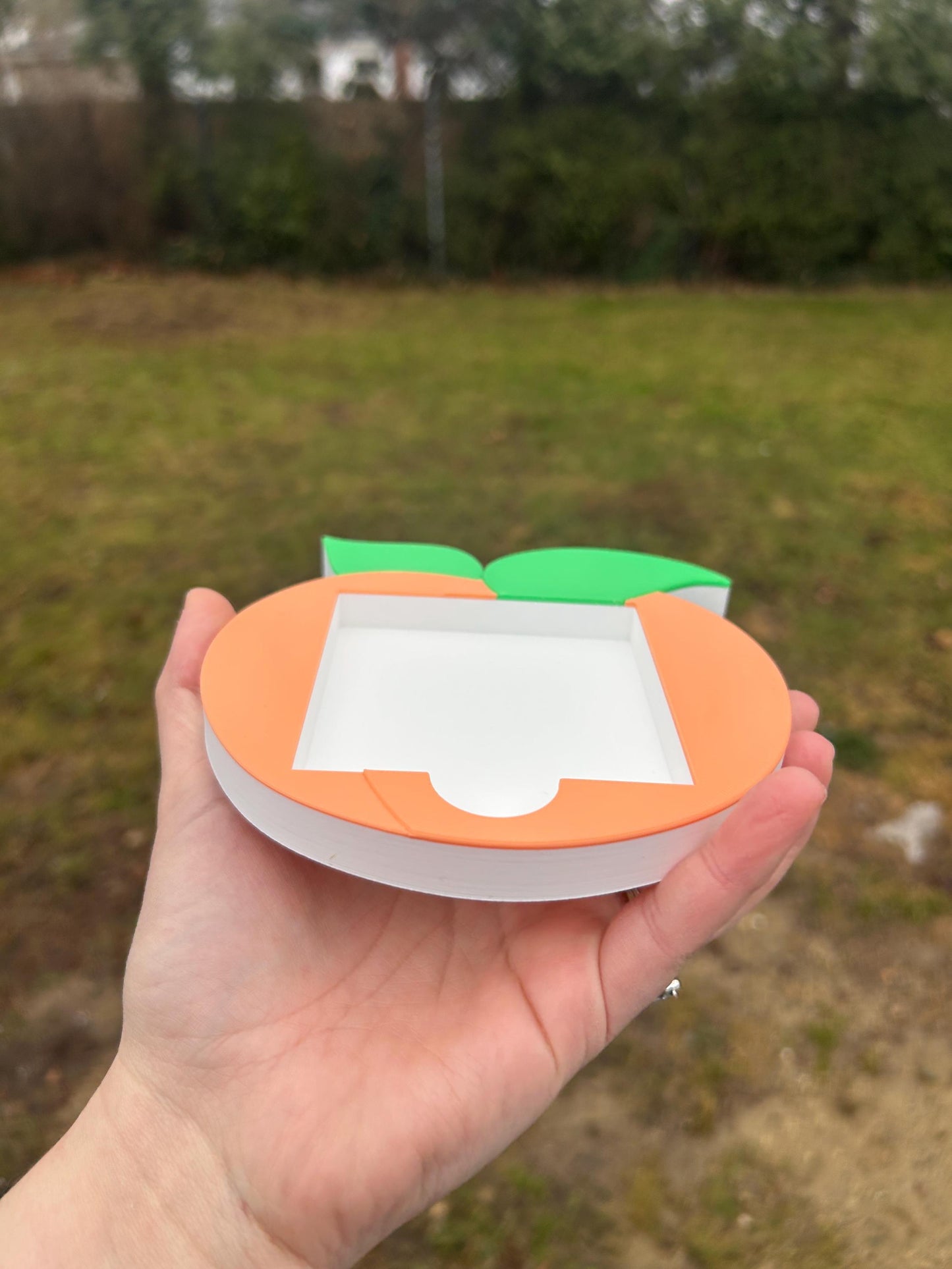 Peach Sticky Note Holder