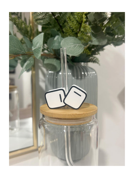 Ice Cube Straw Topper